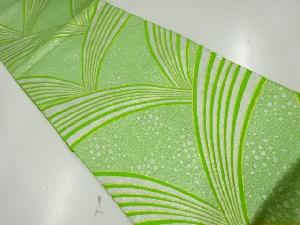 アンティーク　色紙散らしに抽象模様織出し全通袋帯（材料）
